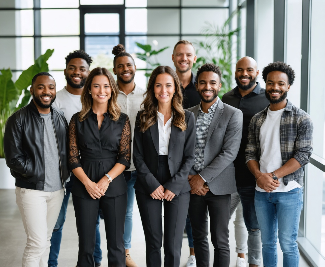 The IT Learning Camp team in their modern Austin headquarters